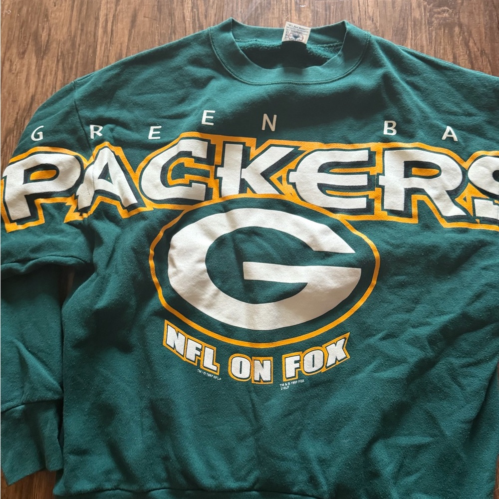 Vintage Green Packers Crewneck Sweater